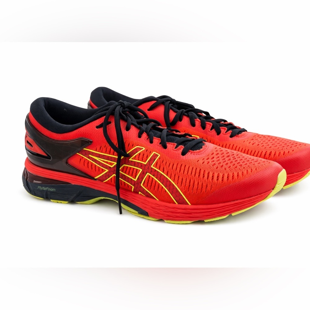 ASICS Gel Kayano 25 Running shoes Orange Black Womens.